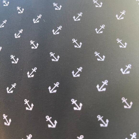 Fried Denim NYC Navy Blue Anchor Print!  Size Medium - Slim Fit - Picture 3 of 7